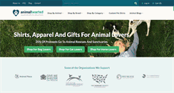 Desktop Screenshot of animalhearted.com